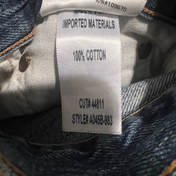 AGOLDE distressed cropped jeans, Size 26 - Picture 5 of 5